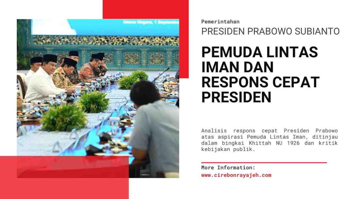 Presiden Prabowo Subianto menggelar silaturahmi dengan tokoh lintas agama, pimpinan partai politik, pimpinan serikat buruh, dan organisasi kepemudaan lintas iman di Istana Negara, Jakarta, pada Senin, 1 September 2025. Foto: BPMI Setpres/Kris